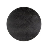 Eettafel Blackbone brass 140Ø (Black rustic) van Richmond Interiors – Luxe comfort op maat van PureWonen. Vraag naar de beste prijs.