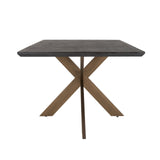 Eettafel Blackbone brass 260 (Black rustic) van Richmond Interiors – Luxe comfort op maat van PureWonen. Vraag naar de beste prijs.
