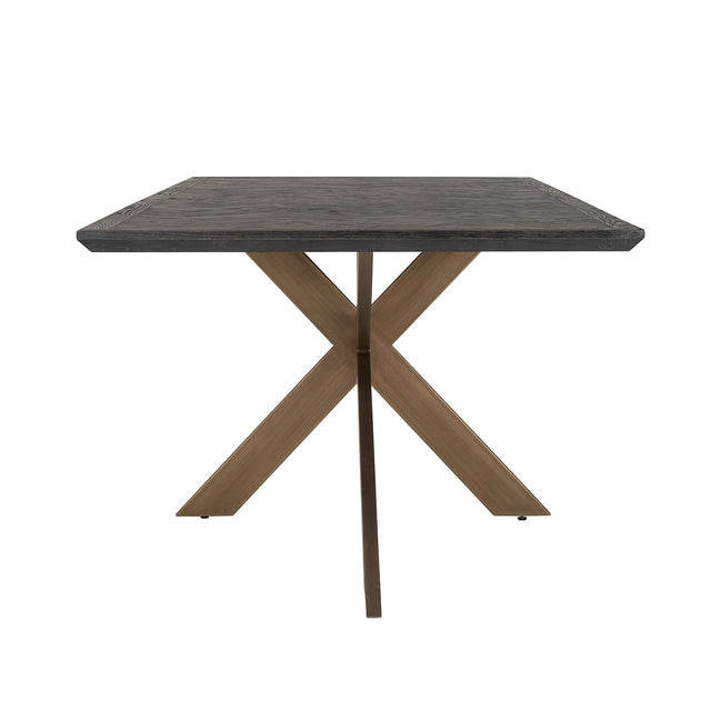Eettafel Blackbone brass 260 (Black rustic) van Richmond Interiors – Luxe comfort op maat van PureWonen. Vraag naar de beste prijs.