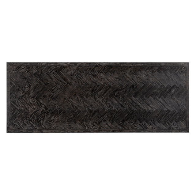 Eettafel Blackbone brass 260 (Black rustic) van Richmond Interiors – Luxe comfort op maat van PureWonen. Vraag naar de beste prijs.