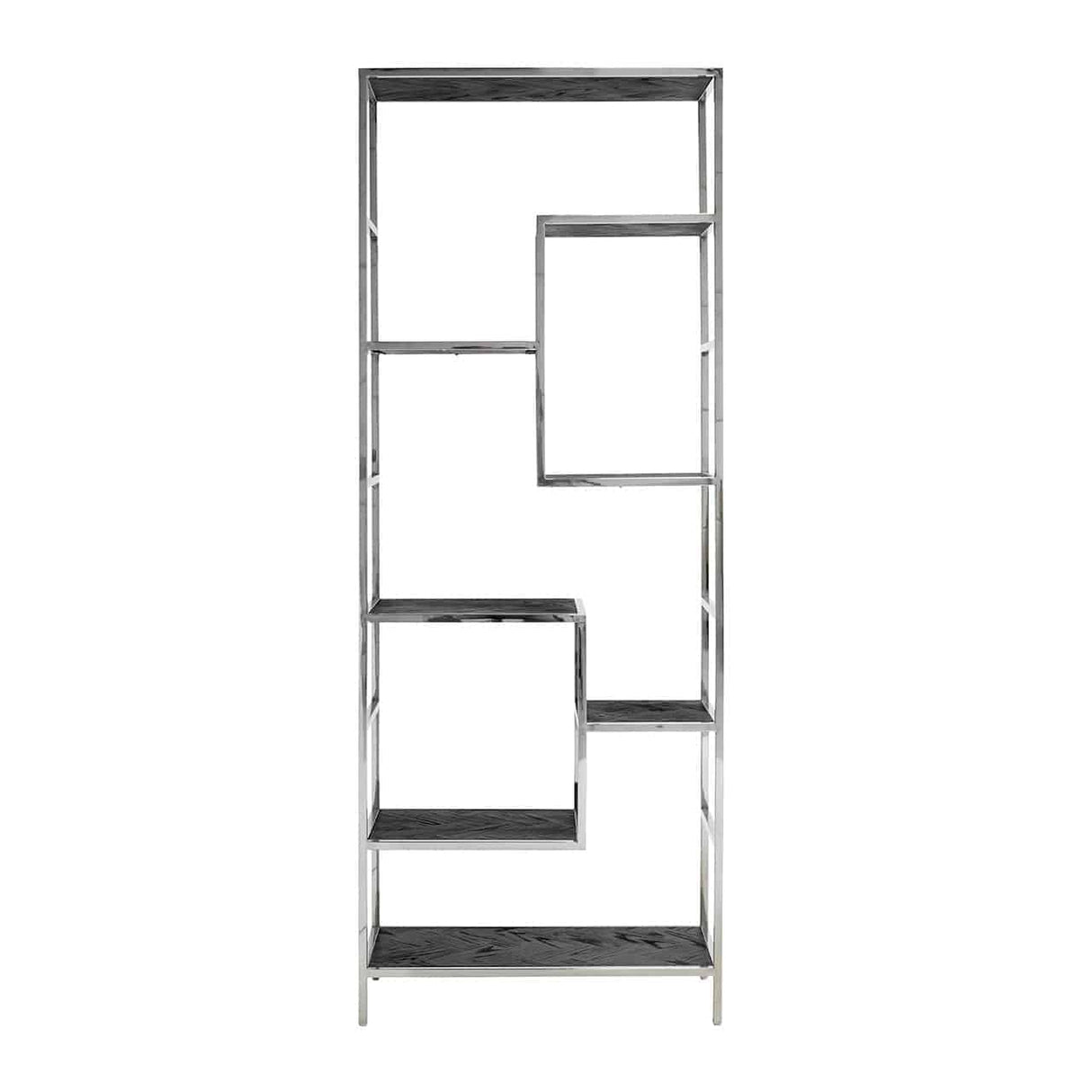 Wandkast Blackbone silver 7-planken (Black rustic) van Richmond Interiors – Luxe comfort op maat van PureWonen. Vraag naar de beste prijs.