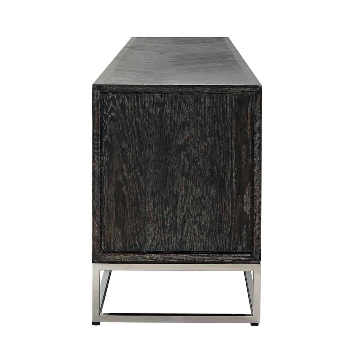 TV-dressoir Blackbone silver 4-deuren 220 (Black rustic) van Richmond Interiors – Luxe comfort op maat van PureWonen. Vraag naar de beste prijs.