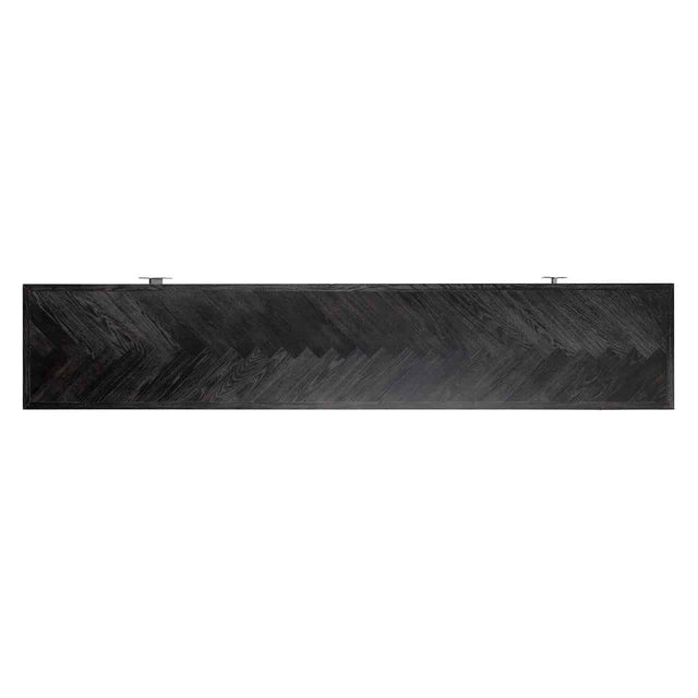 TV-dressoir Blackbone silver 4-deuren 220 (Black rustic) van Richmond Interiors – Luxe comfort op maat van PureWonen. Vraag naar de beste prijs.