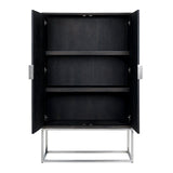 Wandkast Blackbone silver 2-deuren laag (Black rustic) van Richmond Interiors – Luxe comfort op maat van PureWonen. Vraag naar de beste prijs.