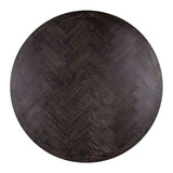 Eettafel Blackbone gold 140Ø (Black rustic) van Richmond Interiors – Luxe comfort op maat van PureWonen. Vraag naar de beste prijs.