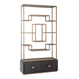 Wandkast Hunter 2-laden (Black rustic) van Richmond Interiors – Luxe comfort op maat van PureWonen. Vraag naar de beste prijs.