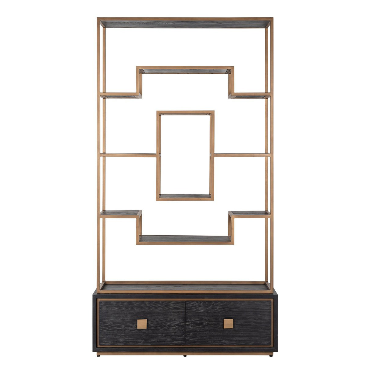 Wandkast Hunter 2-laden (Black rustic) van Richmond Interiors – Luxe comfort op maat van PureWonen. Vraag naar de beste prijs.