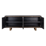 Dressoir Hunter 4-deuren (Black rustic) van Richmond Interiors – Luxe comfort op maat van PureWonen. Vraag naar de beste prijs.