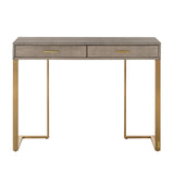 Wandtafel Marie-Lou 2-laden (Gold) van Richmond Interiors – Luxe comfort op maat van PureWonen. Vraag naar de beste prijs.