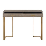 Wandtafel Marie-Lou 2-laden (Gold) van Richmond Interiors – Luxe comfort op maat van PureWonen. Vraag naar de beste prijs.