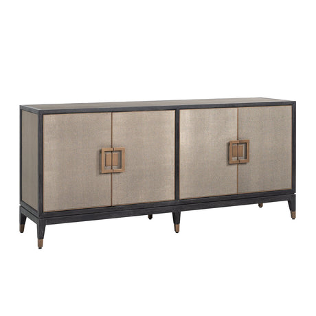 Dressoir Bloomville 4-deuren (Gold) van Richmond Interiors – Luxe comfort op maat van PureWonen. Vraag naar de beste prijs.