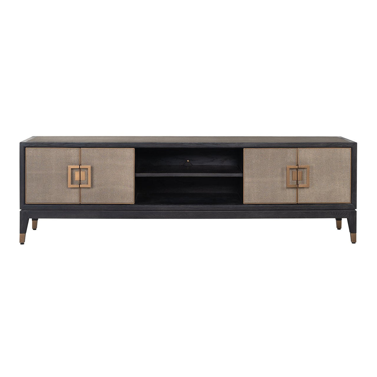 TV-dressoir Bloomville 4-deuren (Gold) van Richmond Interiors – Luxe comfort op maat van PureWonen. Vraag naar de beste prijs.