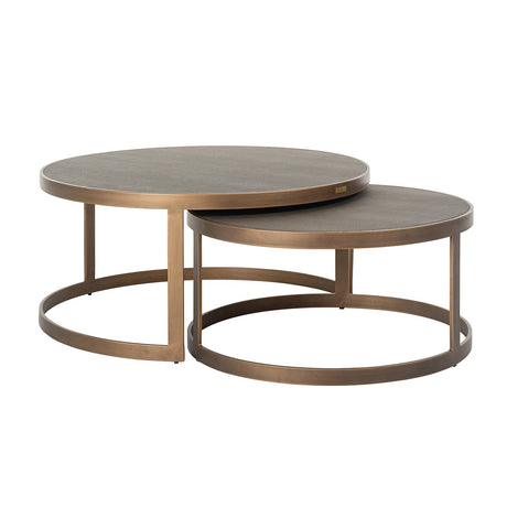 Salontafel Bloomville set van 2 (Gold) van Richmond Interiors – Luxe comfort op maat van PureWonen. Vraag naar de beste prijs.