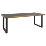 Eettafel Bloomville brass shagreen incl. glass top 230 van Richmond Interiors – Luxe comfort op maat van PureWonen. Vraag naar de beste prijs.