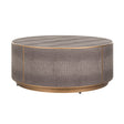 Salontafel Classio 100Ø  (Brushed Gold) van Richmond Interiors – Luxe comfort op maat van PureWonen. Vraag naar de beste prijs.