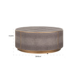 Salontafel Classio 100Ø  (Brushed Gold) van Richmond Interiors – Luxe comfort op maat van PureWonen. Vraag naar de beste prijs.