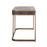 Bureau Classio 2-laden  (Brushed Gold) van Richmond Interiors – Luxe comfort op maat van PureWonen. Vraag naar de beste prijs.