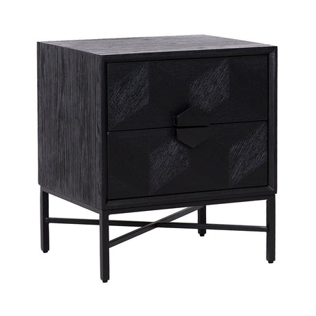 Ladenkast Blax 2-laden (Black) van Richmond Interiors – Luxe comfort op maat van PureWonen. Vraag naar de beste prijs.