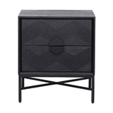 Ladenkast Blax 2-laden (Black) van Richmond Interiors – Luxe comfort op maat van PureWonen. Vraag naar de beste prijs.