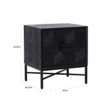Ladenkast Blax 2-laden (Black) van Richmond Interiors – Luxe comfort op maat van PureWonen. Vraag naar de beste prijs.