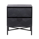 Ladenkast Blax 2-laden (Black) van Richmond Interiors – Luxe comfort op maat van PureWonen. Vraag naar de beste prijs.