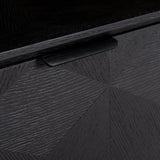 TV-dressoir Blax 2-kleppen 1-plank (Black) van Richmond Interiors – Luxe comfort op maat van PureWonen. Vraag naar de beste prijs.