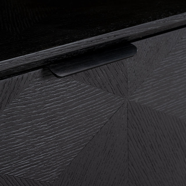 TV-dressoir Blax 2-kleppen 1-plank (Black) van Richmond Interiors – Luxe comfort op maat van PureWonen. Vraag naar de beste prijs.