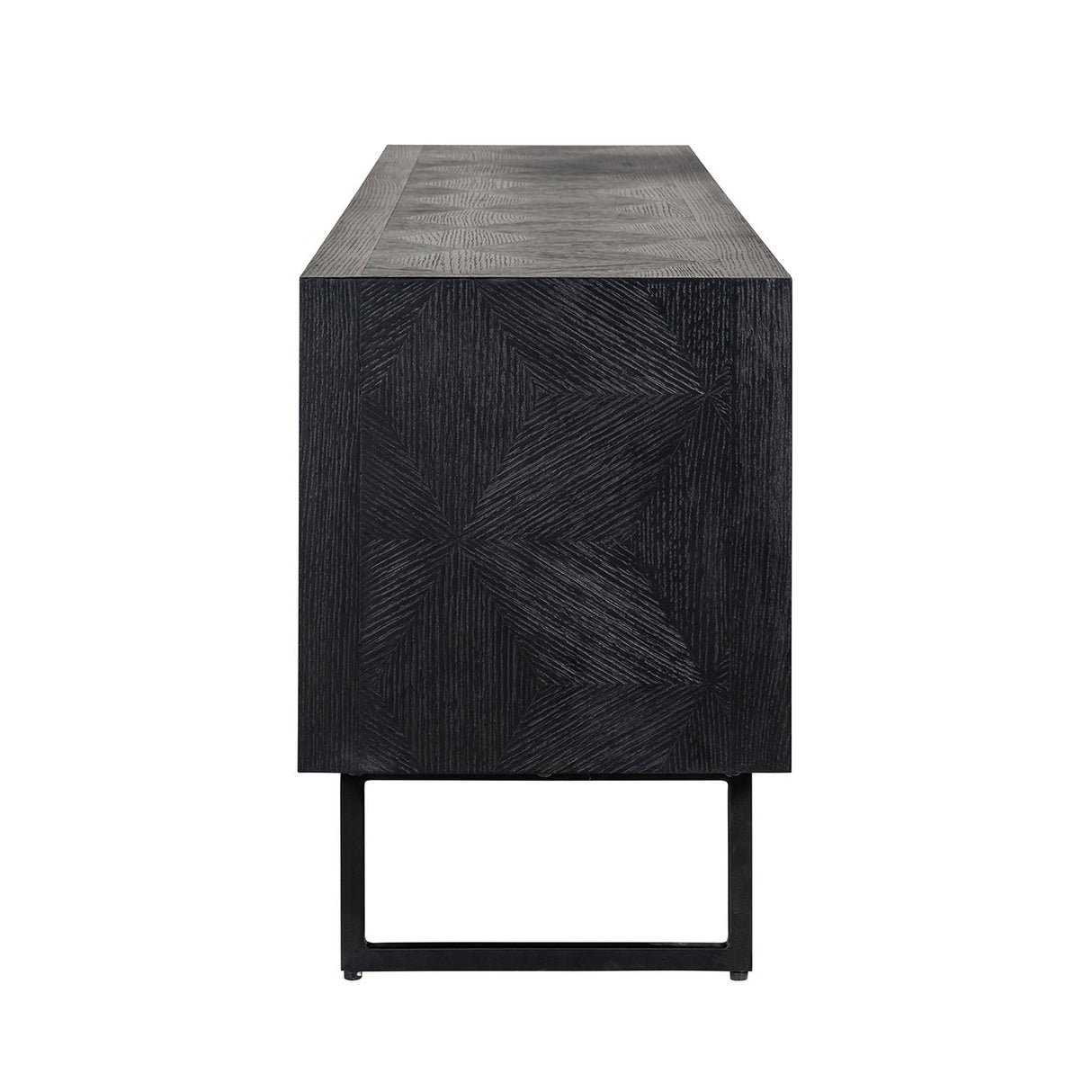 TV-dressoir Blax 2-kleppen 1-plank (Black) van Richmond Interiors – Luxe comfort op maat van PureWonen. Vraag naar de beste prijs.