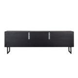 TV-dressoir Blax 2-kleppen 1-plank (Black) van Richmond Interiors – Luxe comfort op maat van PureWonen. Vraag naar de beste prijs.