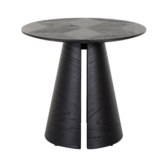 Bijzettafel Blax 585Ø (Black) van Richmond Interiors – Luxe comfort op maat van PureWonen. Vraag naar de beste prijs.