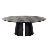 Salontafel Blax 110Ø (Black) van Richmond Interiors – Luxe comfort op maat van PureWonen. Vraag naar de beste prijs.