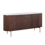 Dressoir Barkley 3-deuren  (Brushed Gold) van Richmond Interiors – Luxe comfort op maat van PureWonen. Vraag naar de beste prijs.