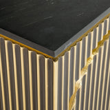 Dressoir Les Arcs 3-deurs (Brushed Gold) van Richmond Interiors – Luxe comfort op maat van PureWonen. Vraag naar de beste prijs.