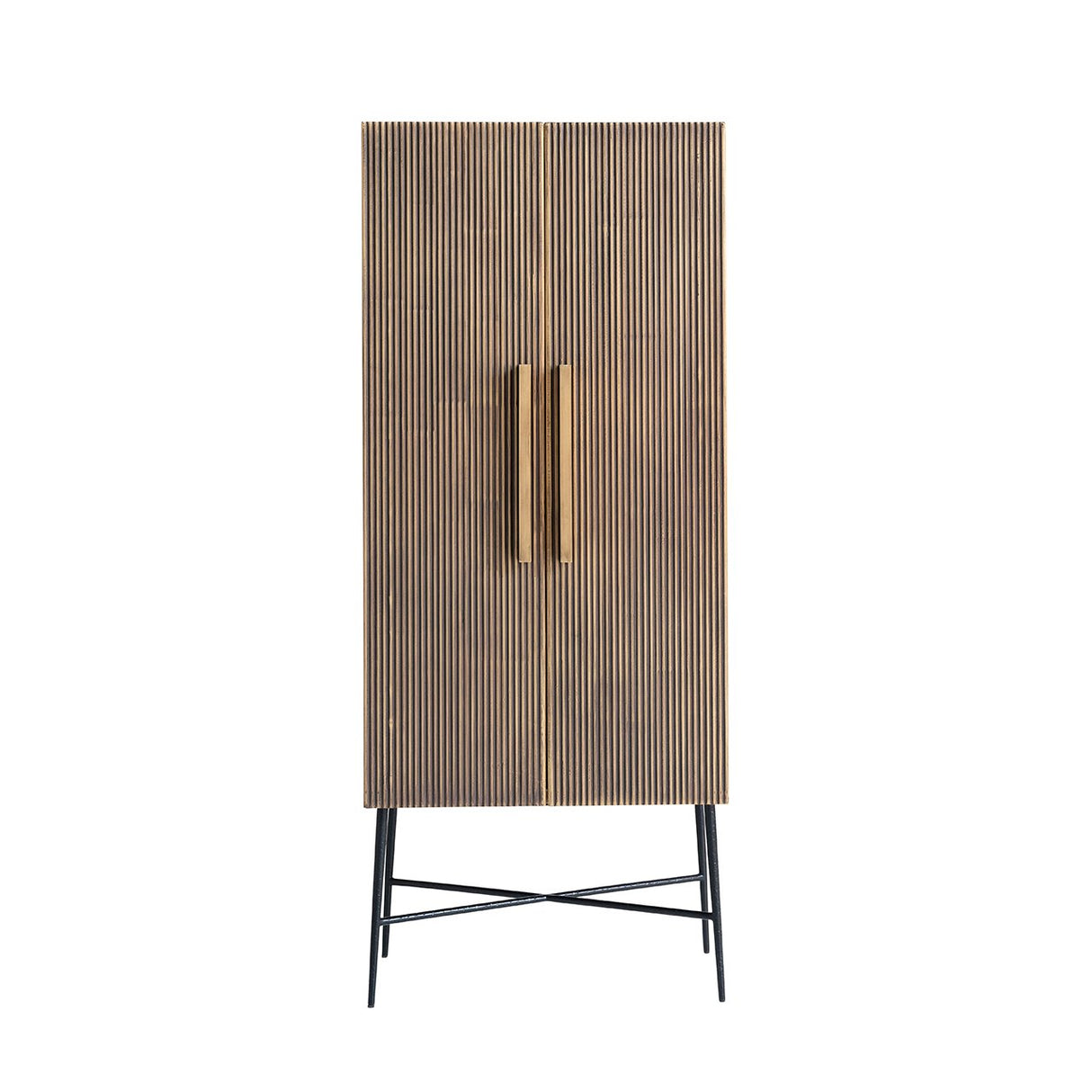 Wandkast Ironville 2-deuren (Gold) van Richmond Interiors – Luxe comfort op maat van PureWonen. Vraag naar de beste prijs.