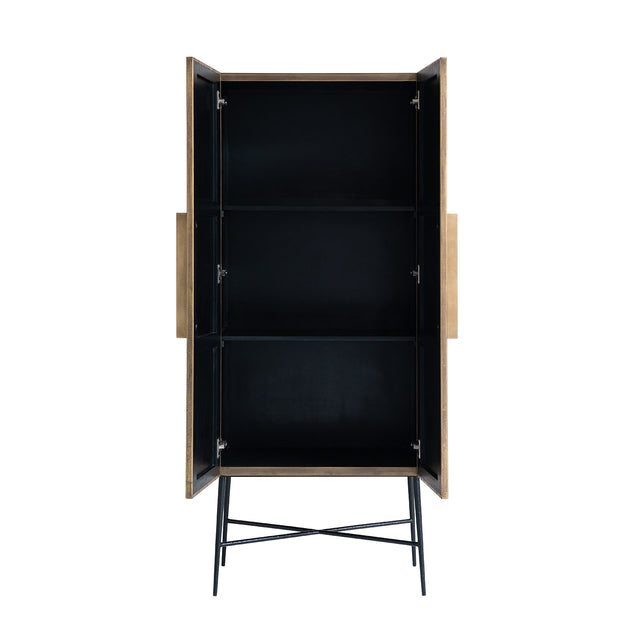 Wandkast Ironville 2-deuren (Gold) van Richmond Interiors – Luxe comfort op maat van PureWonen. Vraag naar de beste prijs.