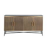 Dressoir Ironville 4-deuren (Gold) van Richmond Interiors – Luxe comfort op maat van PureWonen. Vraag naar de beste prijs.