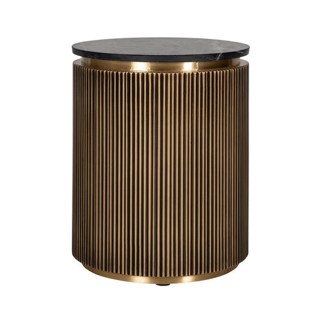 Bijzettafel Ironville 50Ø (Gold) van Richmond Interiors – Luxe comfort op maat van PureWonen. Vraag naar de beste prijs.
