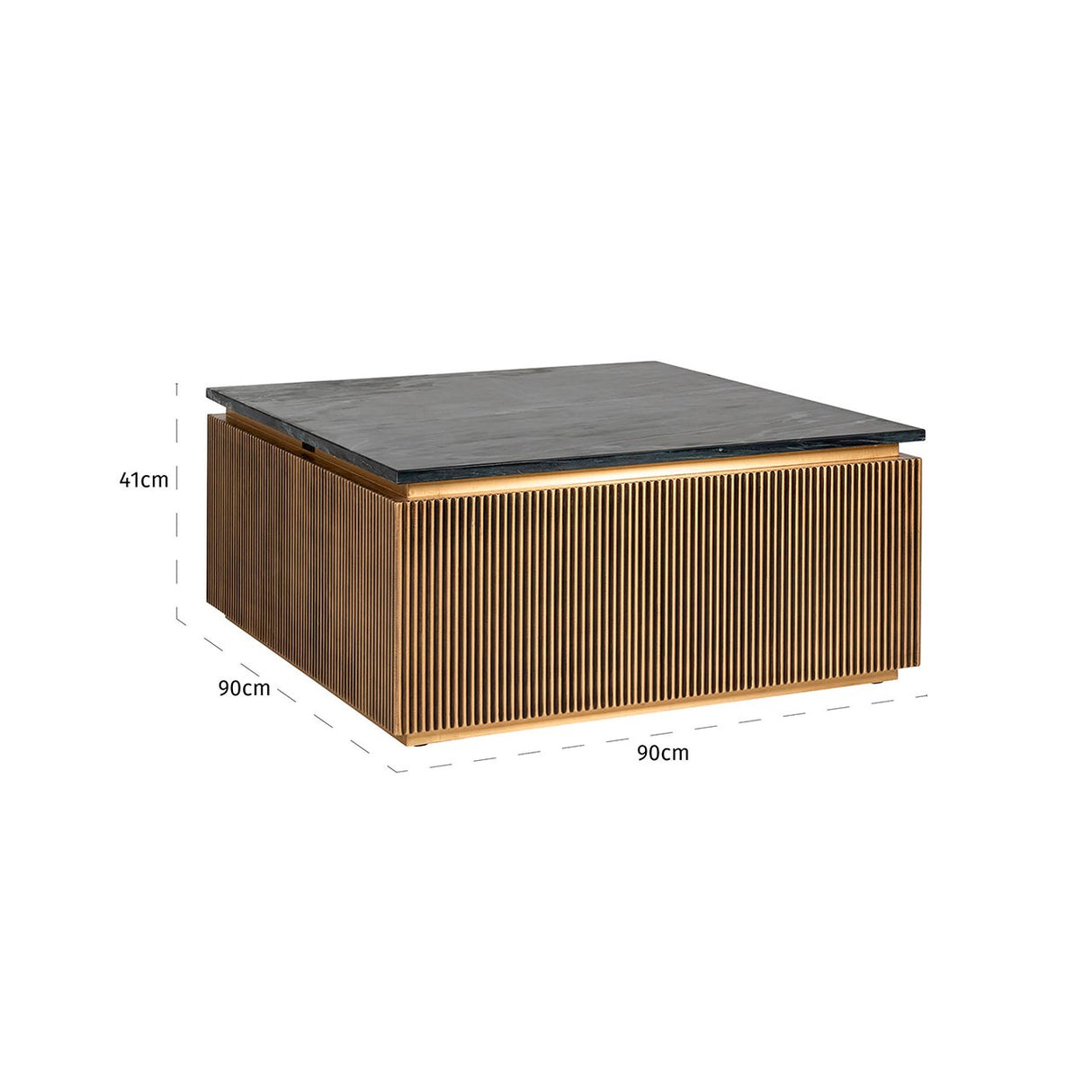 Salontafel Ironville (Gold) van Richmond Interiors – Luxe comfort op maat van PureWonen. Vraag naar de beste prijs.