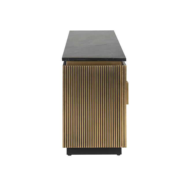 TV-dressoir Ironville 4-deuren (Gold) van Richmond Interiors – Luxe comfort op maat van PureWonen. Vraag naar de beste prijs.