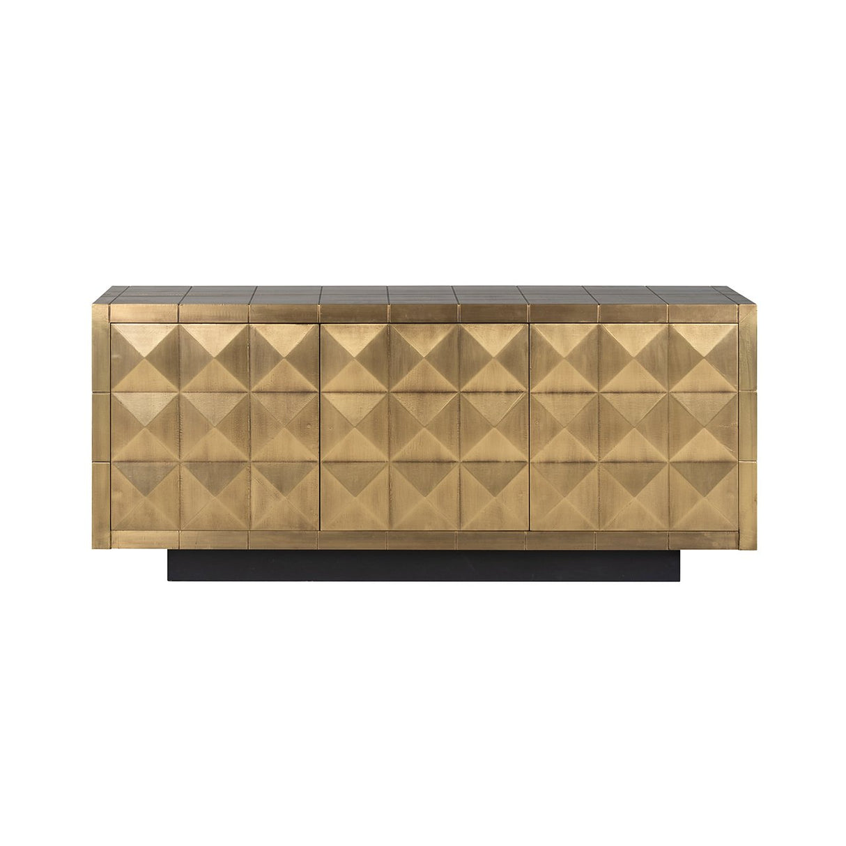 Dressoir Collada 3-deuren (Brushed Gold) van Richmond Interiors – Luxe comfort op maat van PureWonen. Vraag naar de beste prijs.