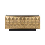 Dressoir Collada 3-deuren (Brushed Gold) van Richmond Interiors – Luxe comfort op maat van PureWonen. Vraag naar de beste prijs.