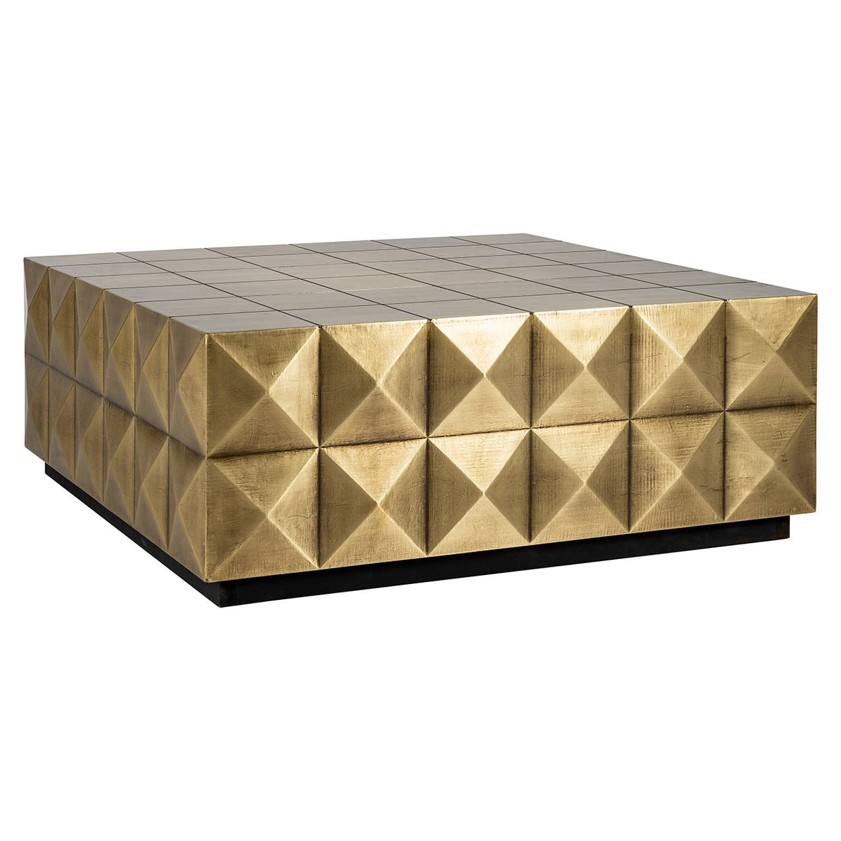Salontafel Collada incl. glasplaat (Brushed Gold) van Richmond Interiors – Luxe comfort op maat van PureWonen. Vraag naar de beste prijs.