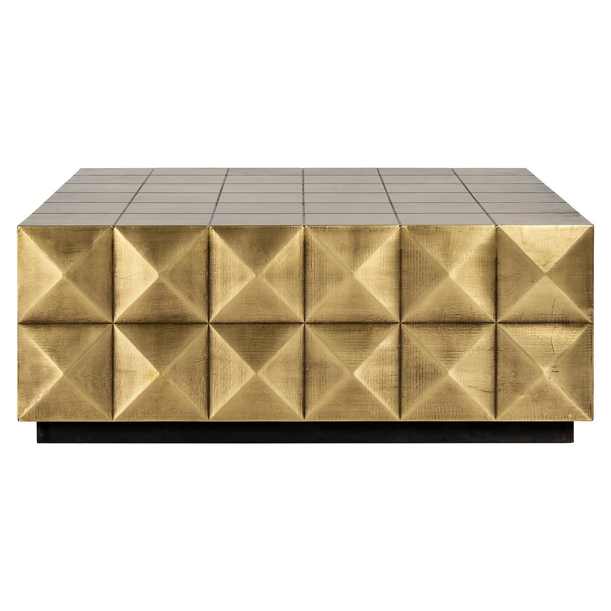 Salontafel Collada incl. glasplaat (Brushed Gold) van Richmond Interiors – Luxe comfort op maat van PureWonen. Vraag naar de beste prijs.