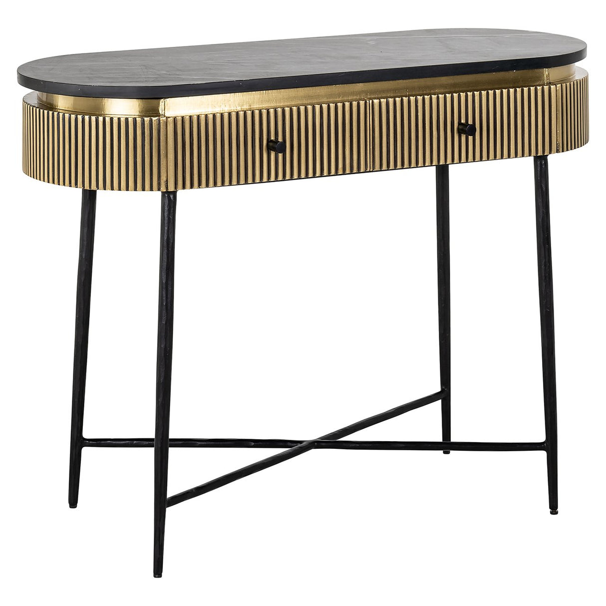Wandtafel Ironville (Gold) van Richmond Interiors – Luxe comfort op maat van PureWonen. Vraag naar de beste prijs.
