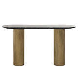 Wandtafel Dayton (Black/gold) van Richmond Interiors – Luxe comfort op maat van PureWonen. Vraag naar de beste prijs.