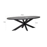 Eettafel Scotch 230 ovaal van Richmond Interiors – Luxe comfort op maat van PureWonen. Vraag naar de beste prijs.