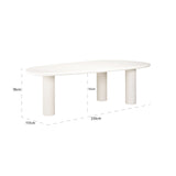 Eettafel Bloomstone (White) van Richmond Interiors – Luxe comfort op maat van PureWonen. Vraag naar de beste prijs.