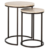 Bijzettafel Avalon set van 2 (Bronze) van Richmond Interiors – Luxe comfort op maat van PureWonen. Vraag naar de beste prijs.