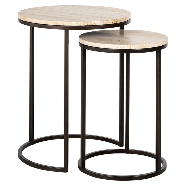 Bijzettafel Avalon set van 2 (Bronze) van Richmond Interiors – Luxe comfort op maat van PureWonen. Vraag naar de beste prijs.