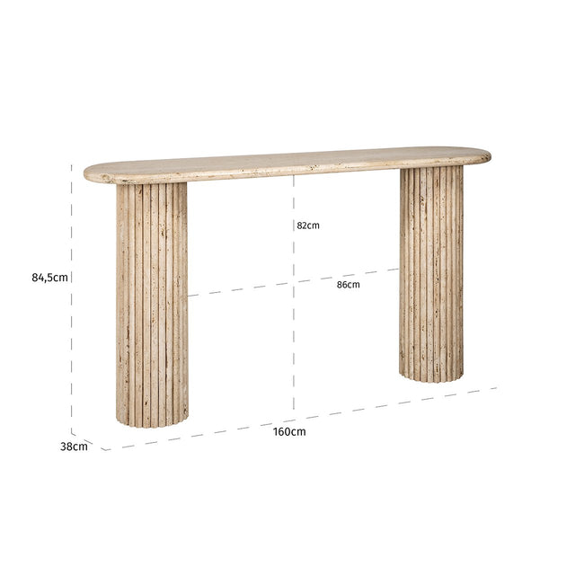 Wandtafel La Cantera ovaal van Richmond Interiors – Luxe comfort op maat van PureWonen. Vraag naar de beste prijs.